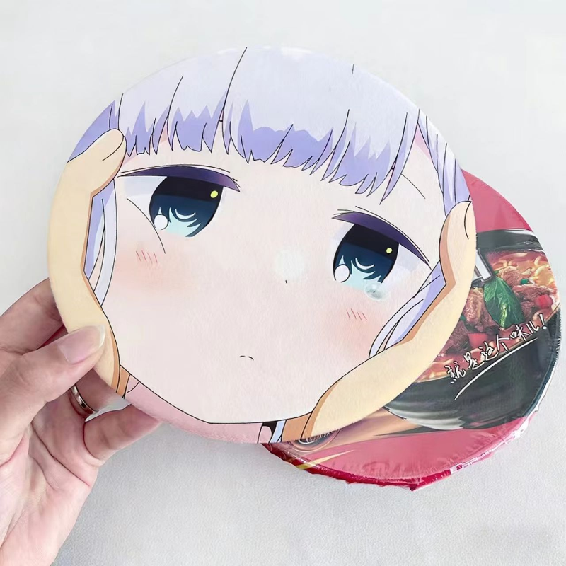 Anime Merchandise In Japanese - Aharen-san Is Indecipherable Plush Badges, Japanese