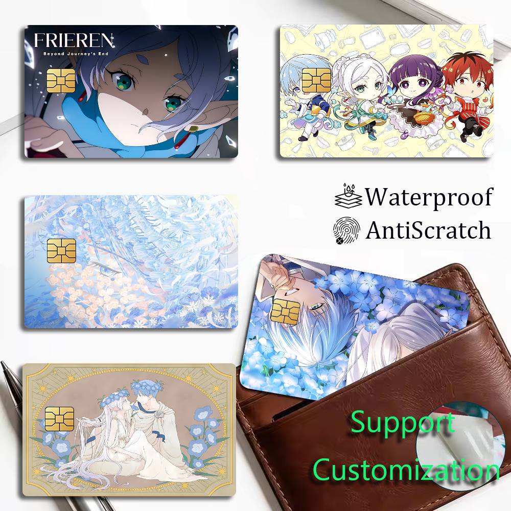 Frieren Anime Merchandise - F-Frieren Anime Official Merchandise Card Stickers