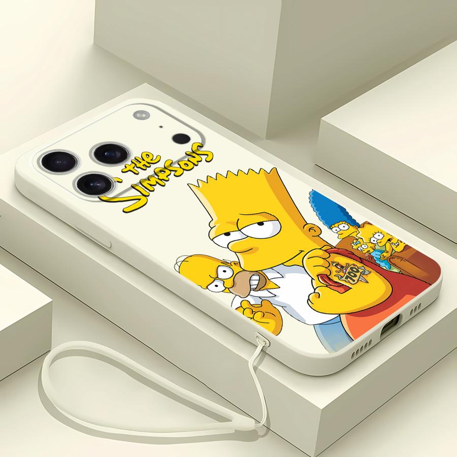 Red Bart Simpson Phone Cover C - Lanyard Anime Logo 리뷰 및 가격
