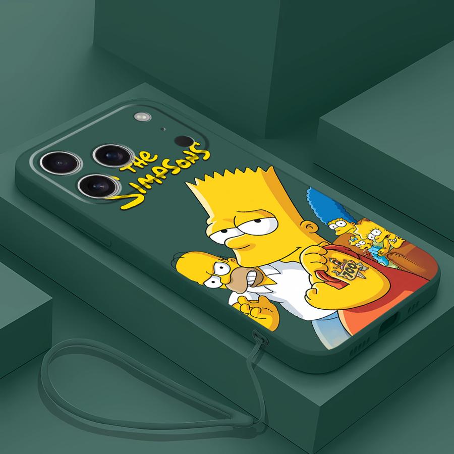 Red Bart Simpson Phone Cover C - Lanyard Anime Logo 리뷰 및 가격