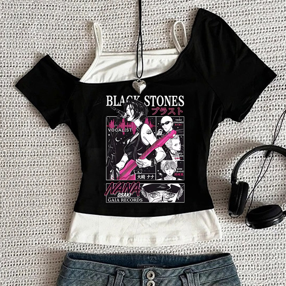 Y2k Nana Osaki Graphic T Shirt - Nana Anime Merchandise 리뷰 및 가격