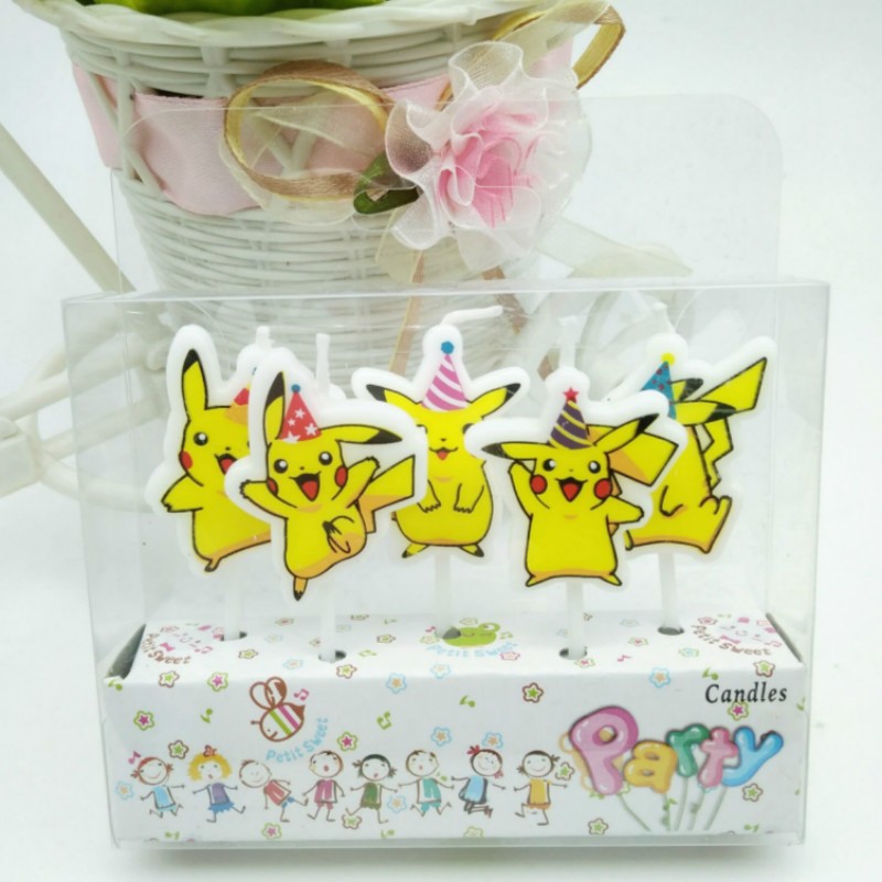 5pcs/lot Pokemon Birthday Cake - Pokemon Anime Merchandise 리뷰 및 가격
