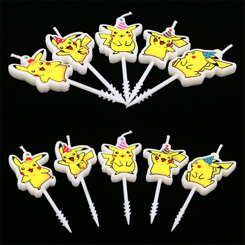 5pcs/lot Pokemon Birthday Cake - Pokemon Anime Merchandise 리뷰 및 가격