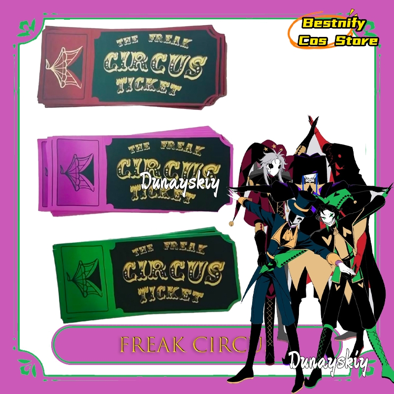 BFreak Circus Ticket Card Red  - Anime Merchandise In Japanese 리뷰 및 가격