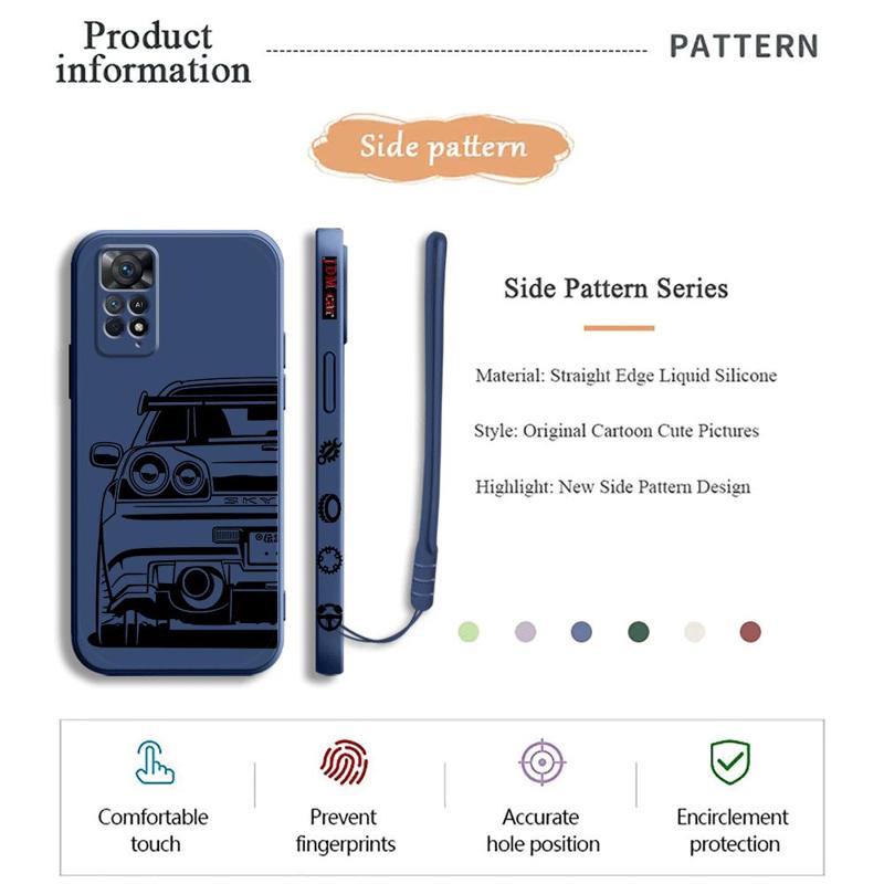 JDM Dream Car Phone Case for X - Lanyard Anime Logo 리뷰 및 가격