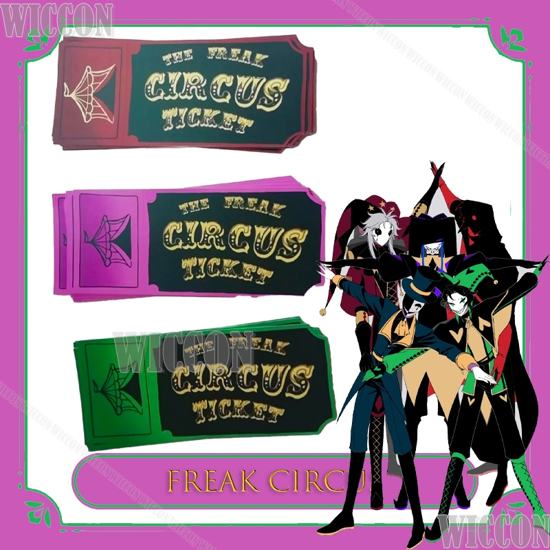 Freak Circus Ticket Card Red G - Anime Cosplay Merchandise 리뷰 및 가격