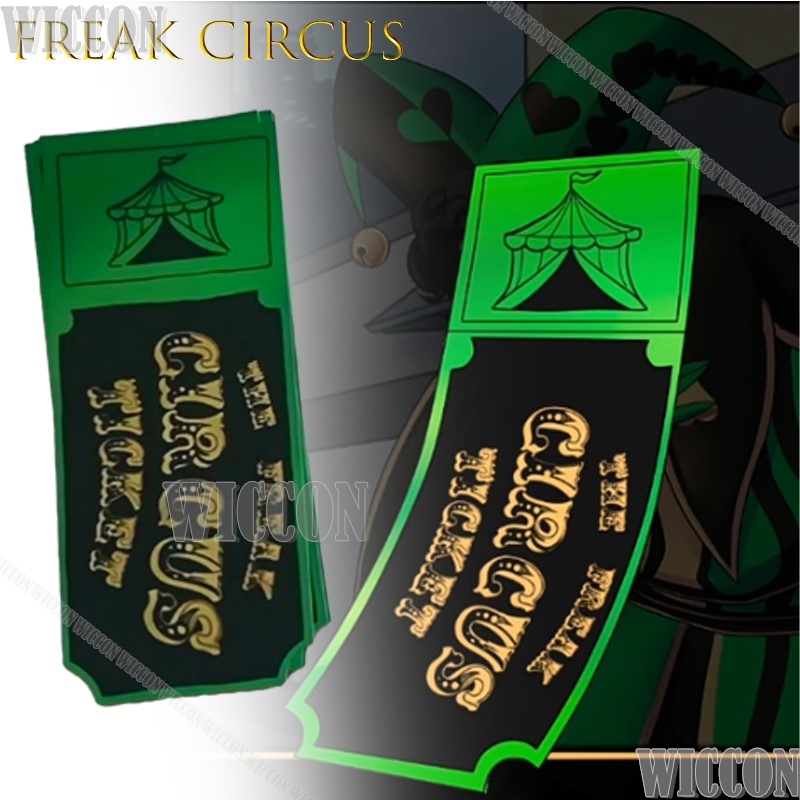 Freak Circus Ticket Card Red G - Anime Cosplay Merchandise 리뷰 및 가격