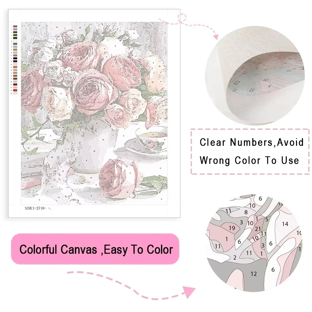 DIY Oil Painting By Numbers An - Frieren Anime Merchandise 리뷰 및 가격
