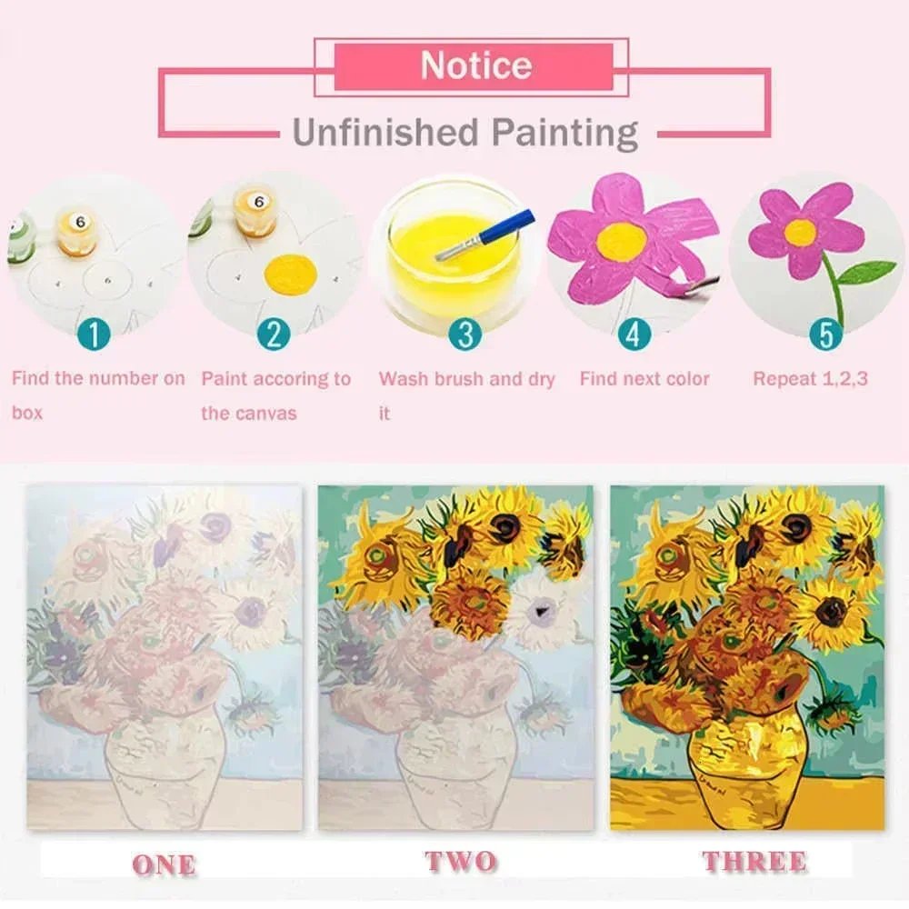 DIY Oil Painting By Numbers An - Frieren Anime Merchandise 리뷰 및 가격