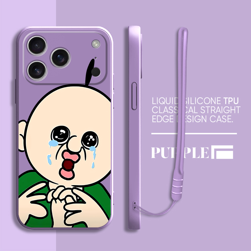 Soft Cover Phone Case for Appl - Lanyard Anime Logo 리뷰 및 가격