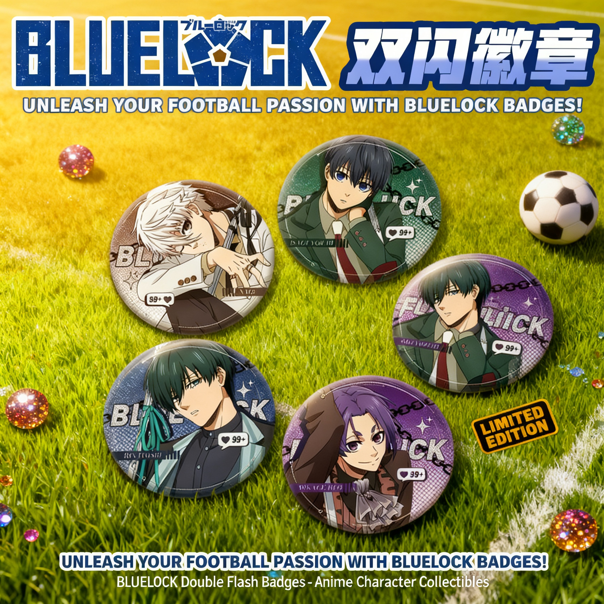Blue Lock Anime Manga Cosplay  - Anime Cosplay Merchandise 리뷰 및 가격